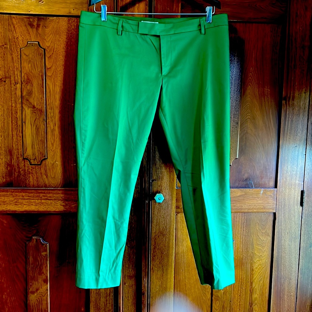 Kelly Green Gap Capri Pants Size 16